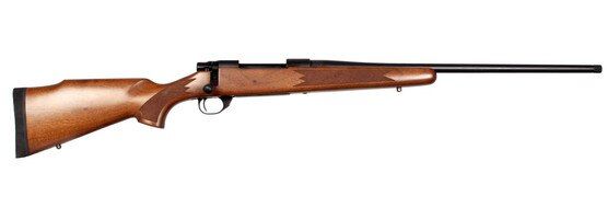HOWA M1500 Walnut Hunter 22-250 Bolt Action Rifle - 22" - Matte Blue